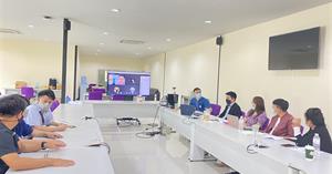 ประชุมคณะกรรมการสภาพนักงาน สมัยสามัญครั้งที่5/2564 ผ่านสื่ออิเล็กทรอนิกส์ในระบบ Microsoft Teams (ผศ.อุดม งามเมืองสกุล)